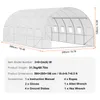 VEVOR begehbares Tunnel-Gewächshaus, 6,8 x 2,8 x 2,0 m, Produktbild-Vorschau 7