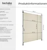 tectake® Taija clamp markýza různé velikosti hladký chod Náhled obrázku produktu 5
