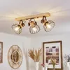 Cotes »Cotes« Deckenlampe, Holz/Metall, Natur/Rostfarbene Produktbild-Vorschau 7