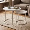 Set aus 2 runden Couchtischen, Ø 60 cm x 50 cm Produktbild-Vorschau 2