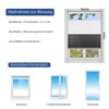 Diagrams showing how to measure for blinds and different types of windows they can be fitted to. Produktbild-Vorschau