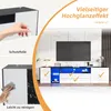 Merax TV-Lowboard 180x40x45cm, armoire TV LED haute Voir les images du produit 8