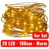 4 Set LED Lichterkette Drahtlichterkette Weihnachten Produktbild-Vorschau 1