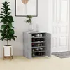 vidaXL Schuhschrank Betongrau 60x35x70 cm Holzwerkstoff Produktbild-Vorschau 6