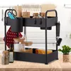 Étagère sous lavabo Relaxdays, 2 niveaux, 6 crochets et 2 Voir les images du produit 3