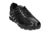 A black men's sneaker is shown against a white background. Produktbild-Vorschau