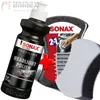 A product shot of Sonax headlight polish and a sponge. Produktbild-Vorschau