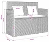 VidaXL 365762, Kremowy, Rotang, Stal, 110 kg, Dorośli i Podgląd zdjęcia produktu 8