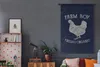MuchoWow® Wandteppich Wandbehang Vintage - Huhn - Bauernhof Produktbild-Vorschau 5