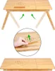 CASARIA® Laptoptisch Bambus Höhenverstellbar mit Schublade Produktbild-Vorschau 8