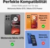 Collage showing compatibility of a phone case with different Motorola phone models. Produktbild-Vorschau