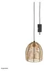 LED Rattan Lampe batteriebetrieben 16x18x16cm warmweiß Produktbild-Vorschau 4