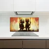 Coloray Spritzschutz aus Glas 120x60  Wandkunst Produktbild-Vorschau 3