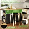 Carrello da cucina pieghevole con piano di lavoro, isola Anteprima dell’immagine prodotto 7