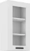 Hoher Glasschrank LAILI – Breite 40 cm, weiß Produktbild-Vorschau 1