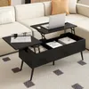 Mesa de centro COSTWAY con tapa elevable, mesa auxiliar con Vista previa de la imagen del producto 2