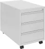 Gürkan Rollcontainer lichtgrau 3 Auszüge 46,0 x 79,0 x 62,0 Produktbild-Vorschau 1