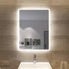 A bathroom mirror with LED lighting above a sink. Náhled obrázku produktu