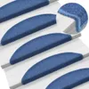 Stufenmatten 15 Stk. 56x17x3 cm Blau Halbrund Produktbild-Vorschau 2