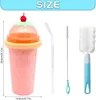 Slush Becher Silikon Squeeze Cup Gefrorene Maker Smoothie Produktbild-Vorschau 4