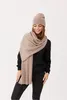 NAOMI Mütze aus 100 % Wolle - TAUPE Produktbild-Vorschau 2