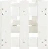 The Living Store Hochbeet Lattenzaun-Design Weiß 200x30x30 Produktbild-Vorschau 7