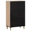 vidaXL Highboard 60x33x100 cm Massivholz Mango Produktbild-Vorschau 4