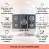 Klarstein Plynový sporák, 5 horákov, 10,4 kW vstavaný Náhľad obrázku produktu 2