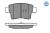MEYLE 025 245 4016 Bremsbeläge Hinten für CITROËN C4 Grand Produktbild-Vorschau 2