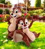 Gartenfigur Chip und Chap 33cm Wetterfest Disney Dekoration Produktbild-Vorschau 1