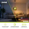 Hängelampe Esstisch Glas Grün Metall E27 Ø36 cm rund Produktbild-Vorschau 6