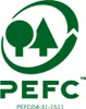 A green logo with trees and text. Produktbild-Vorschau
