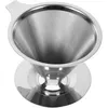 5PCS Kaffeefilter aus Edelstahl mit Herausnehmbarem Inhalt Produktbild-Vorschau 1