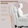 Sedia da ufficio HOMCOM, sedia da scrivania ergonomica con Anteprima dell’immagine prodotto 4