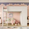 Flieks Etagenbett 90x200cm mit Kleiderschrank, Kinderbett Produktbild-Vorschau 2