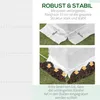 Outsunny Bâche de Rechange Serre Tunnel 18 m², bâche 6 x 3 Voir les images du produit 4