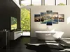 Visario Canvas New York Skyline 160x80 cm – 5 delen, Productafbeelding-voorbeeld 2