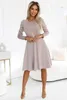 Numoco Minikleid für Frauen Kawhenat beige XL Produktbild-Vorschau 2