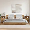 vidaXL Noční stolky 2 ks. Artisan dub 40x36x65 cm materiál Náhled obrázku produktu 4