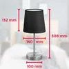 Lampa stołowa materiałowa lampka nocna lampa do salonu Podgląd zdjęcia produktu 5