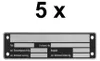 5 x Blanko Typenschild Anhängertypenschild Neutral Anhänger Produktbild-Vorschau 1