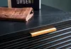 WOHNLING Sideboard 77x97x40 cm Anrichte Schwarz mit Produktbild-Vorschau 4