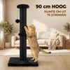 IvoQ Krabpaal voor Katten - 90 cm - Zwart - Stevige Productafbeelding-voorbeeld 2