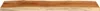 vidaXL Tischplatte 110x40x3,8cm Rechteckig Massivholz Produktbild-Vorschau 2