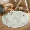 Volero - Kinderteppich Rund - Globe Mint - Ø 120 cm - Produktbild-Vorschau 1