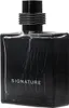 A black perfume bottle with the word "SIGNATURE" printed on it. Náhled obrázku produktu