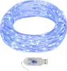 vidaXL LED-Lichterdraht 40 m 400 LED Blau 8 Funktionen Produktbild-Vorschau 6
