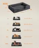FEANDREA Orthopädisches Hundebett XXXL, abnehmbarer Bezug, Produktbild-Vorschau 3