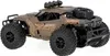 A brown remote-controlled off-road car with large tires and a spare tire on the back, shown from a rear-side angle on a white background. Anteprima dell’immagine prodotto