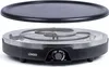 A Livoo crepes maker with its plate detached, showing the heating element. Podgląd zdjęcia produktu